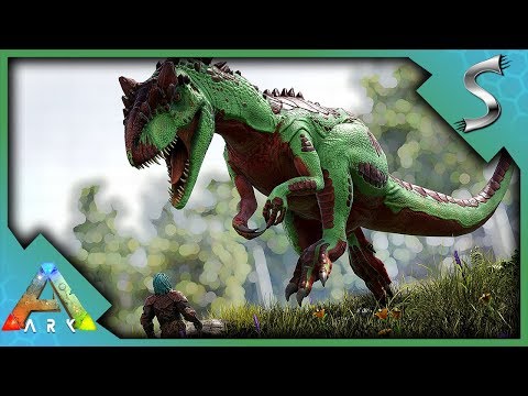 TAMING & BREEDING ALLOSAURUS! PREP FOR THE SNOW CAVE! - Ultimate Ark [E13 - The Island]
