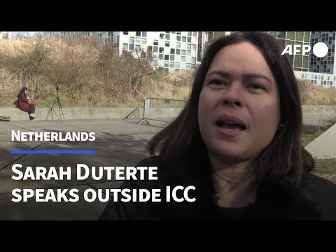 Sara Duterte says bidding to 'move' father's ICC hearing | AFP