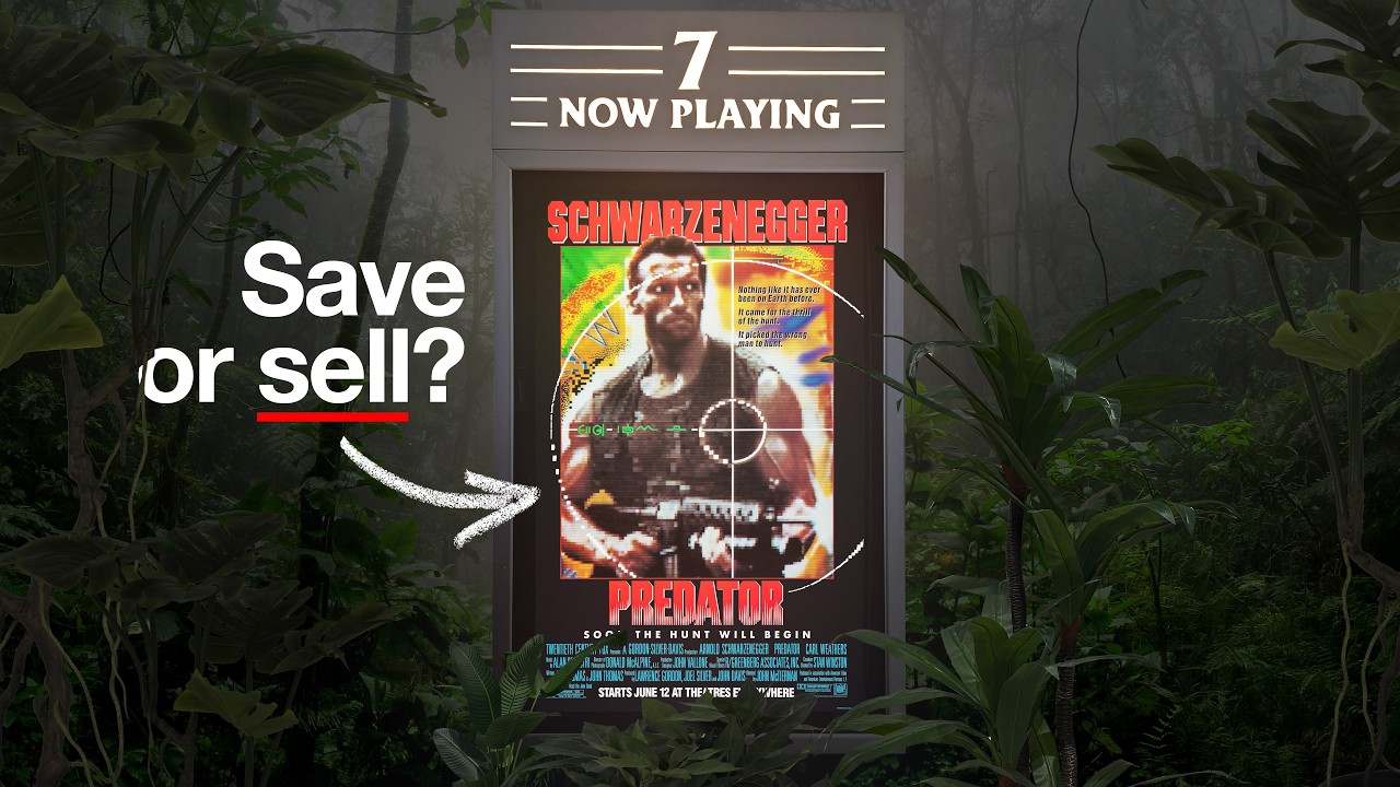 Is this poster for PREDATOR worth saving?