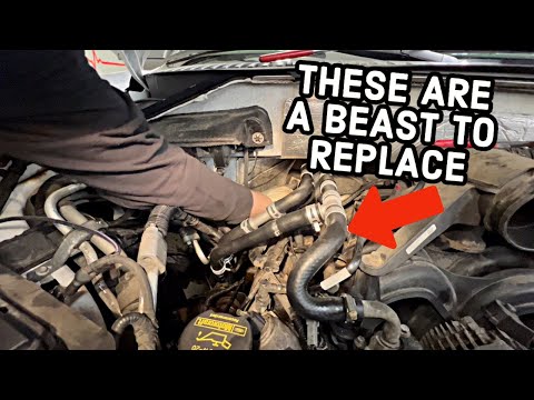How To Replace Ford Expedition Heater Core Hose 5.4 Engine