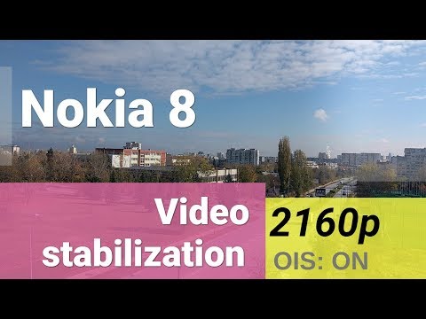 Nokia 8 2160p video - optical stabilization test