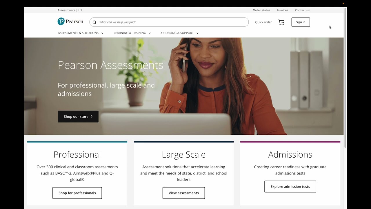 New feature: Pay your Pearson Assessments invoice online without iPay