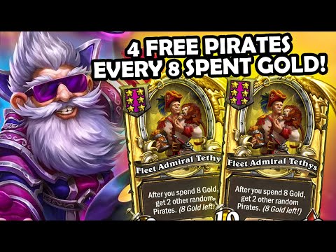 2 GOLDEN Admiral Fleets, INFINITE APM! | Hearthstone Battlegrounds