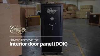 Cannon Safe-FAQs-How to Remove the Door Panel (DOK)