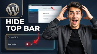 How to remove top bar in OceanWP WordPress theme (Easiest Way)(2026 Guide)