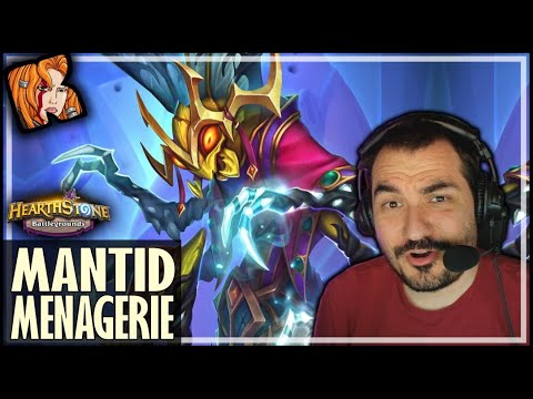 MANTID QUEEN MENAGERIE BUILD! - Hearthstone Battlegrounds