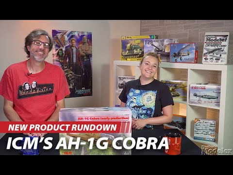 Opening the boxes of ICM's AH-1G Cobra, Zvezda's Hind, & Takom's Panzer Ausführung A & B model kits