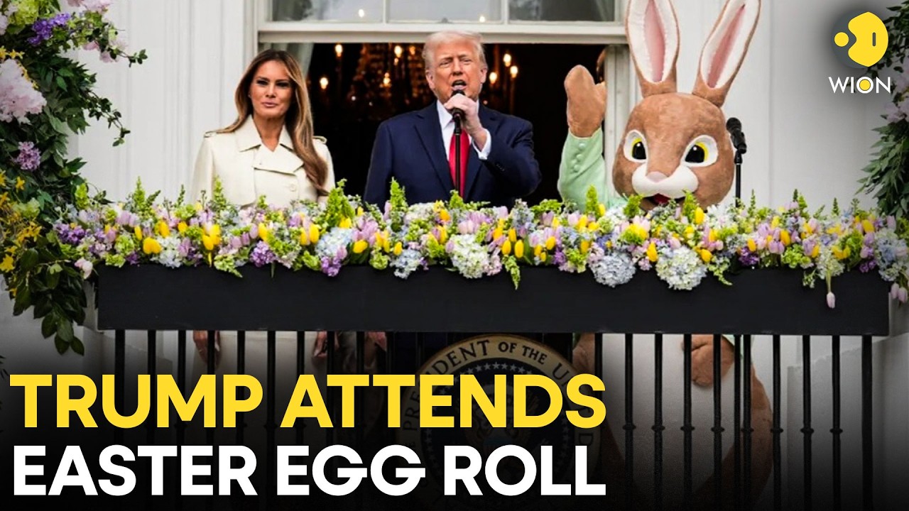 Trump LIVE: Trump And First Lady Melania Host 2026 White House Easter Egg Roll | WION Live