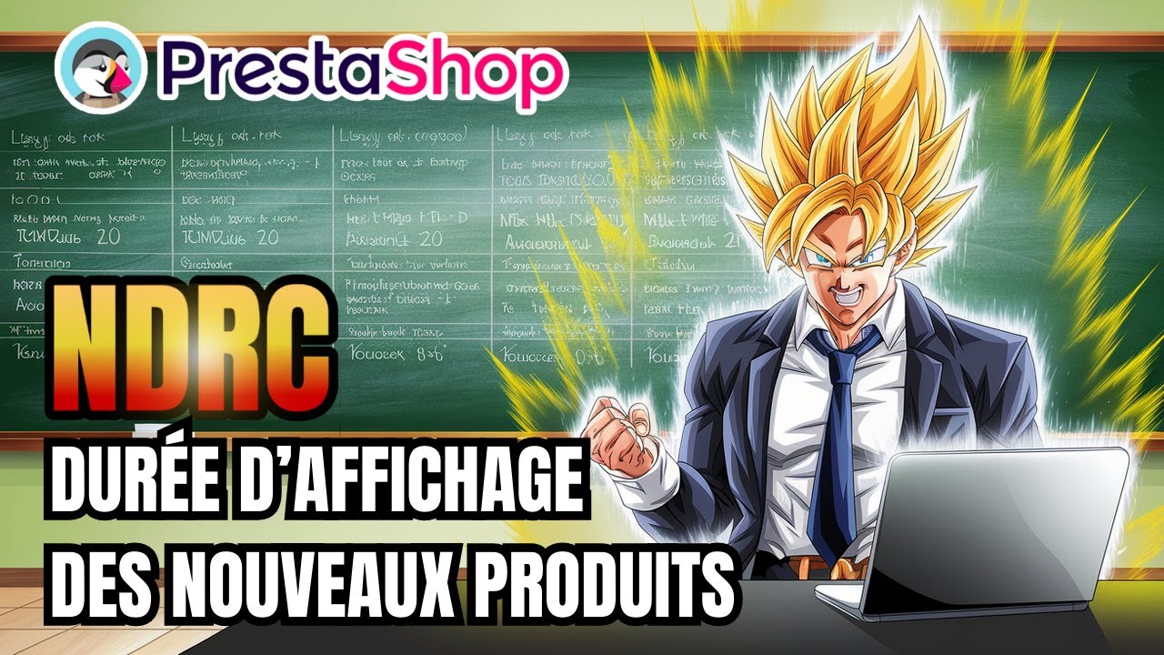 Configurer la durée d’affichage des nouveaux produits