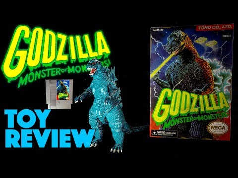 UNBOXING! NECA Godzilla Monster of Monsters 1988 NES Video Game Version 12” Head to Tail Figure