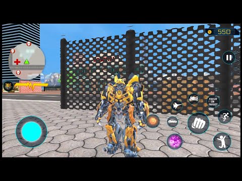 Bumblebee Robot Transformer - Robot Car Games - Android Gameplay