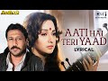 Aati Hai Teri Yaad - Lyrical | Stunttman | Jackie Shroff | Alka Yagnik, Kumar Sanu | 90's Hindi Hits
