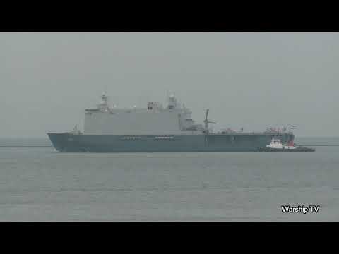 ROYAL NETHERLANDS NAVY HNLMS JOHAN DE WITT L801 IN PLYMOUTH SOUND - 27th November 2020