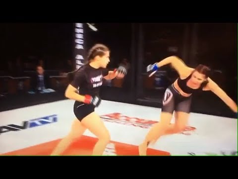 Dianna Karavas vs. Eliska D'Agostino - TKO - (KOTC: Public Offense) - (2017.05.06) - /r/WMMA