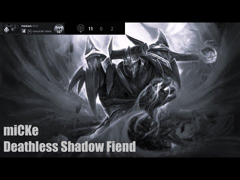 miCKe Deathless Shadow Fiend - Dota 2 Pro Dark Side [miCKe Deathless Game #1] 4K