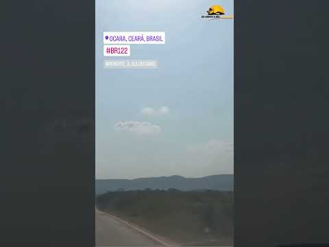BR-122 na cidade de Ocara-CE