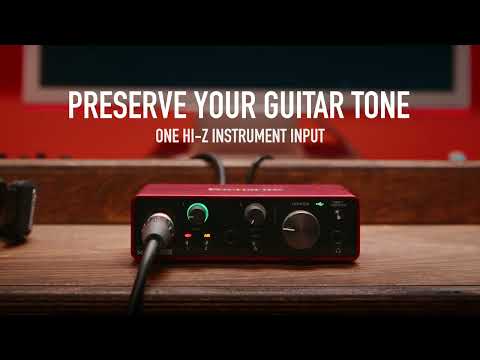 Focusrite Scarlett Solo 3rd Gen Guitar/Mic Preamp