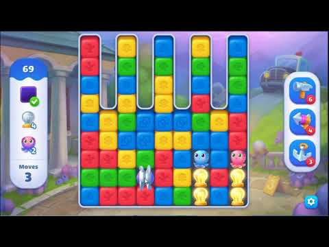 Fishdom Blast Level 69 - NO BOOSTERS GAMEPLAY 🐠 | SKILLGAMING ✔️