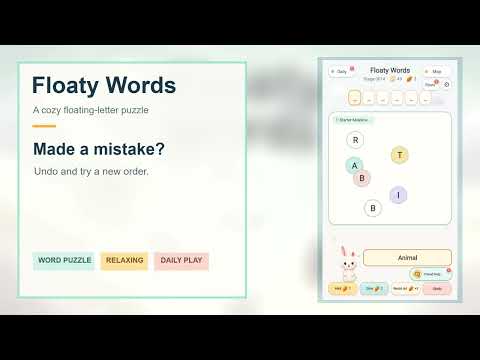 Floaty Words: Letter Puzzle video thumbnail