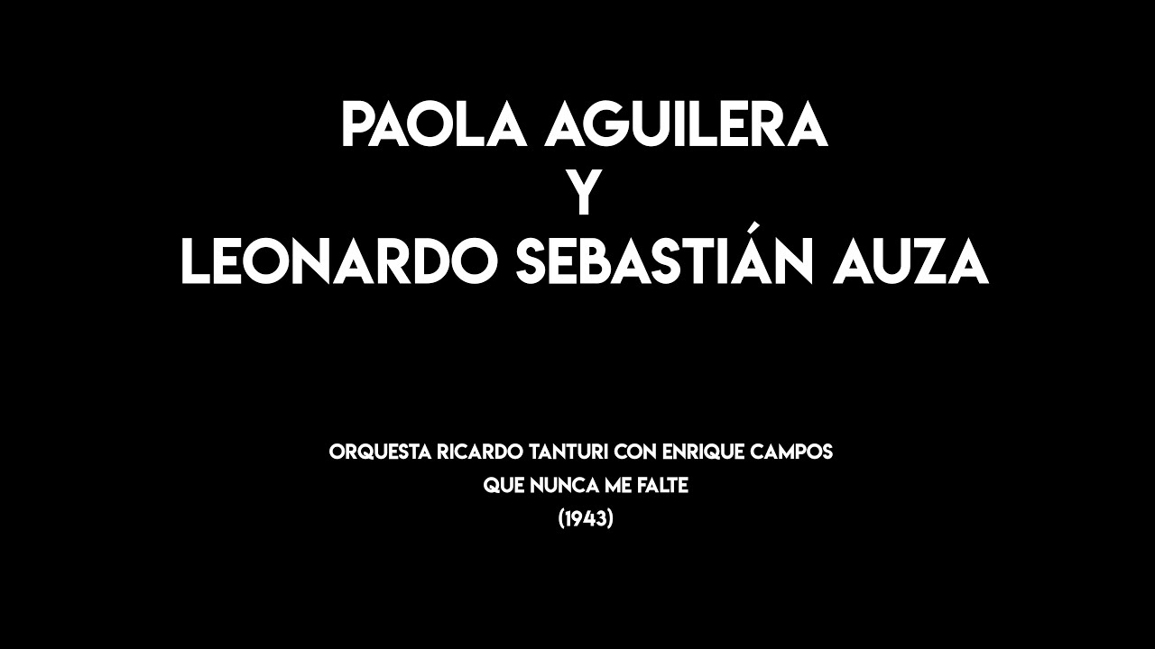 Video thumbnail for Paola AGUILERA y Leonardo Sebastián AUZA