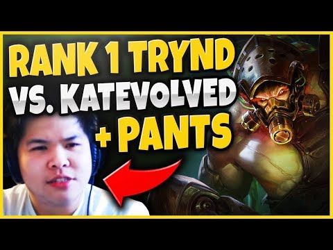 RANK 1 TRYND DESTROYS PANTS + KATEVOLVED (RIFT RIVALS) SCRIMS FT YASSUO, TRICK2G - League of Legends