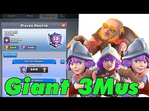 Giant Three Musketeers too Strong | Tico 6400+ Live Ladder Push