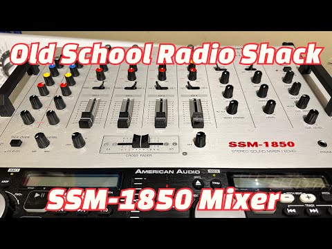 Radio Shack SSM-1850 4 Channel DJ Stereo Mixer w/ Echo - 2x Phono Inputs image 4