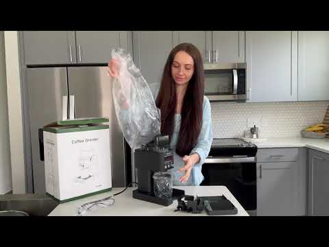 MOKKOM Coffee Grinder with Removable Coffee Scale via Bluetooth Connectivity 2025