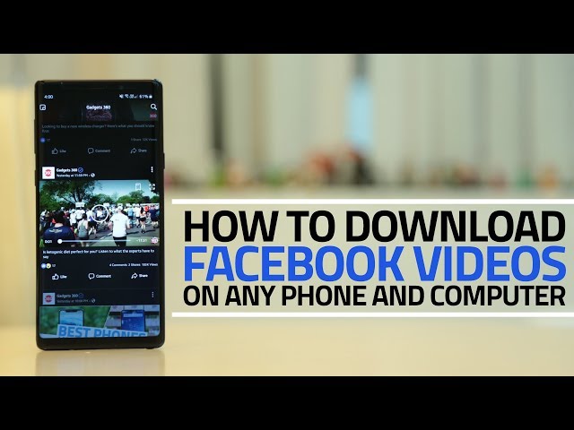 How To Download Facebook Videos On Android Iphone Windows