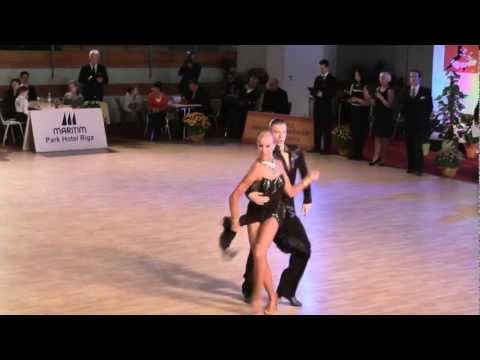 00202 Latvia Open 2012 Youth Latin Cha-cha-cha 1/8