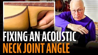 Fixing an acoustic neck joint angle