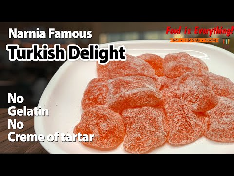 Authentic Turkish delight recipe | Lokum recipe | Turkish Delight from Chronicles of Narnia