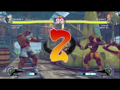 SSF4 - Mago (Sagat) VS. kumoi (Dhalsim)