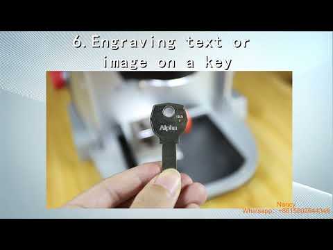 #Alpha Pro key cutting machine introduction
