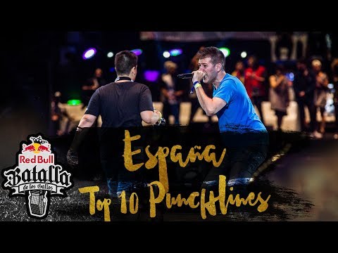Top 10 mejores punchlines de la Final Nacional España 2017 | Red Bull Batalla de los Gallos