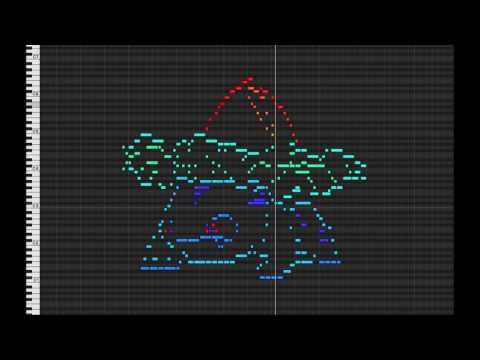 MIDI Drawing No. #5. - Ivysaur (pokemon 002)