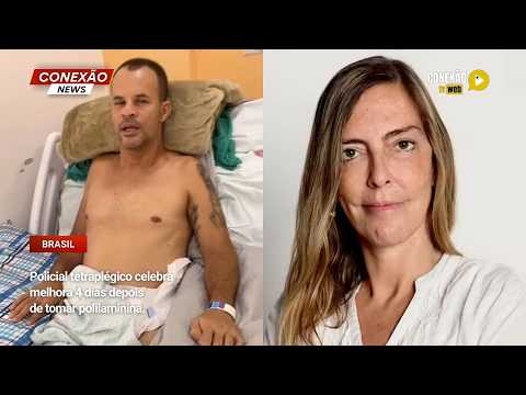 Vídeo: Policial tetraplégico celebra melhora 4 dias depois de tomar polilaminina.