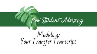 Your UH Transcript