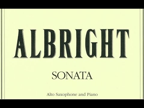 Sonata - W.Albright 1,3,4 mov - JinHo KEEM