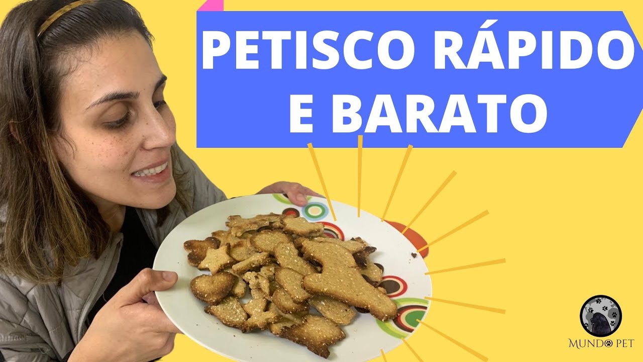 PETISCO PARA CACHORRO FÁCIL, BARATO E SAUDÁVEL -  COMO FAZER O MELHOR PETISCO FEITO EM CASA