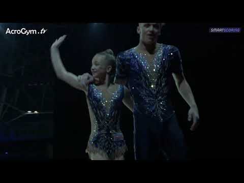 GBR 12-19 Mixed Pair Combined Final - Acrobatic European Championships 2021