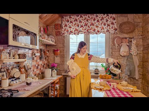 Endless Winter Days in the Countryside | Finding Joy When the Body Needs Rest | Cooking & Sewing