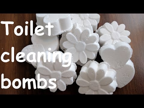 Toilet cleaning bombs