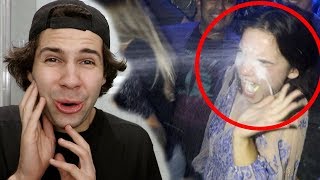HE THREW HIS DRINK AT HER!!