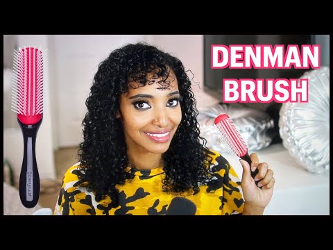 Testing Curly Hair Brushes: Denman D3 Original Brush