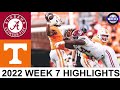 #3 Alabama vs #6 Tennessee Highlights (GAME OF THE YEAR) | Week 7 | 2022 College Football Highlights