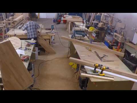 Making an Oak winding Staircase without a CNC