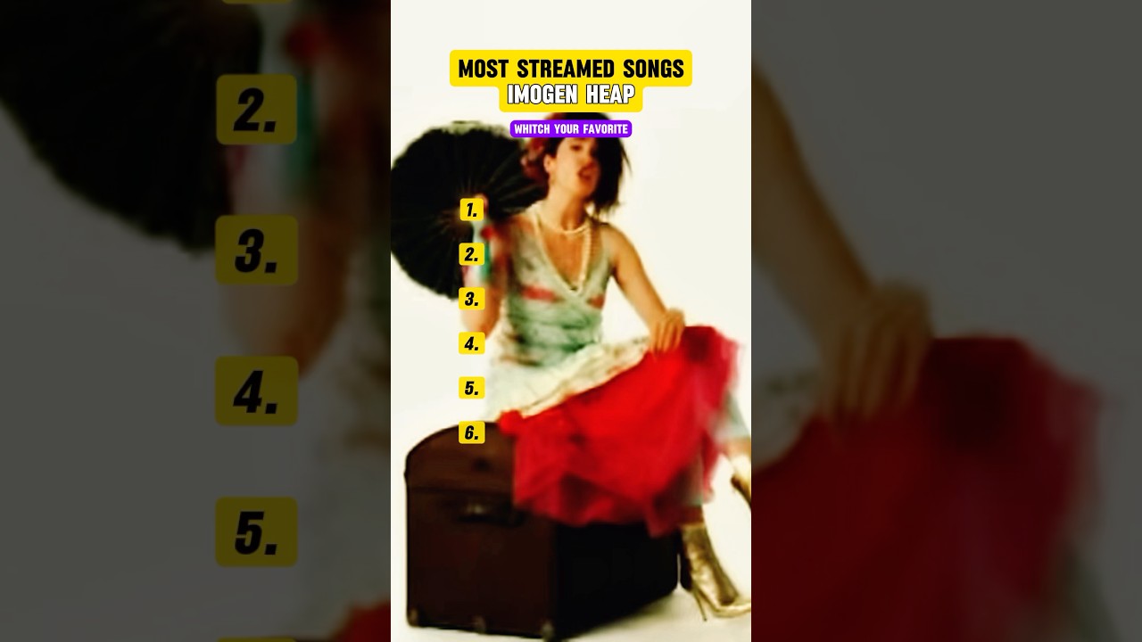 Top 6 Imogen Heap Songs! #imogenheap  #music  #singer  #hits  #2010s  #viral  #throwback