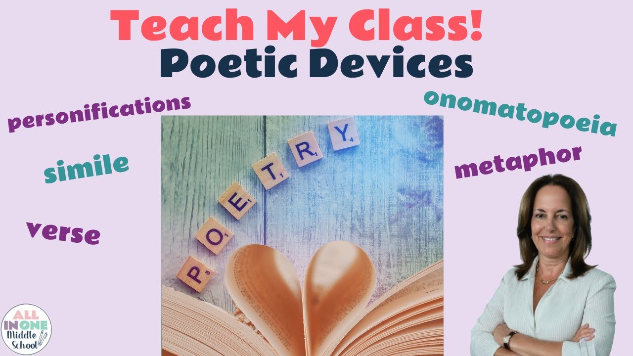 How to Use Poetic Devices | Teach My Class I ELA Lessons for Middle School