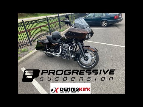 Progressive springs install Harley touring